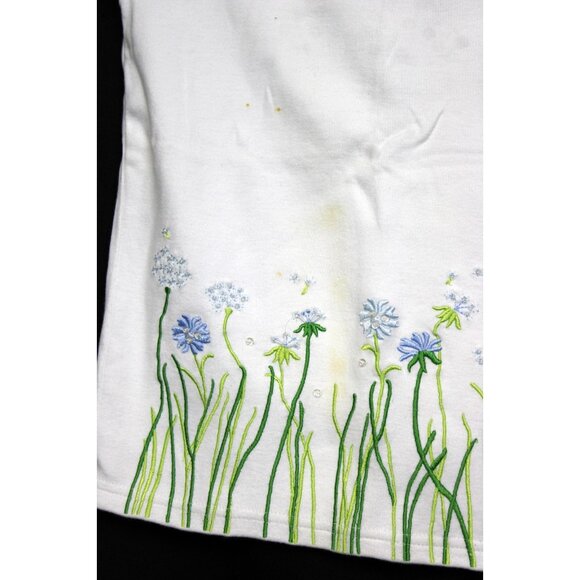 NWT 2004 Gymboree Dandelion Wishes Shirt Flower Hem Early Spring Bow sz 6 - Picture 3 of 7